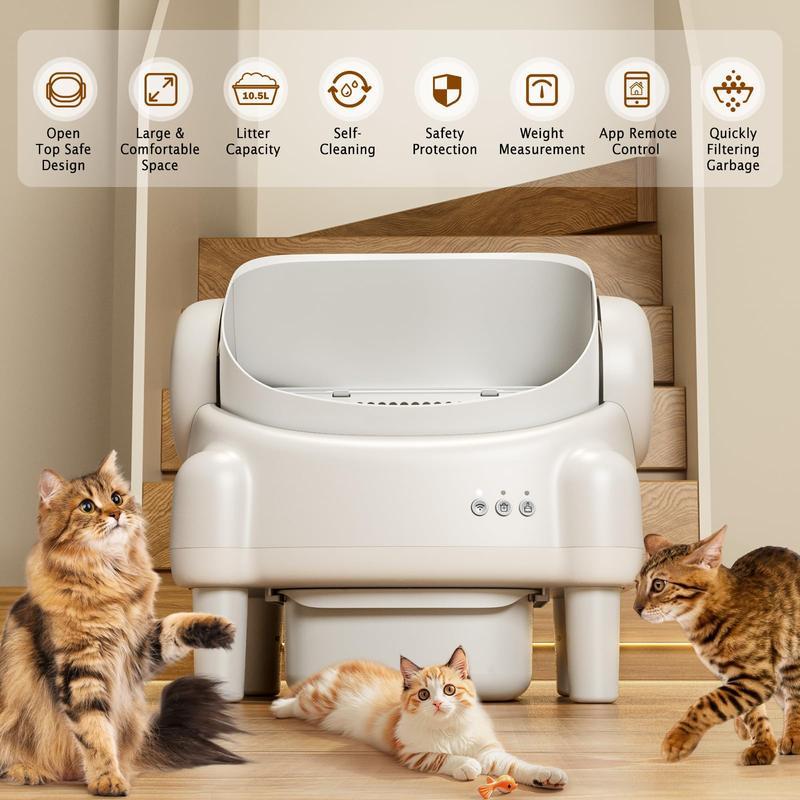 ECORUI™ Smart Self-Cleaning Litter Box